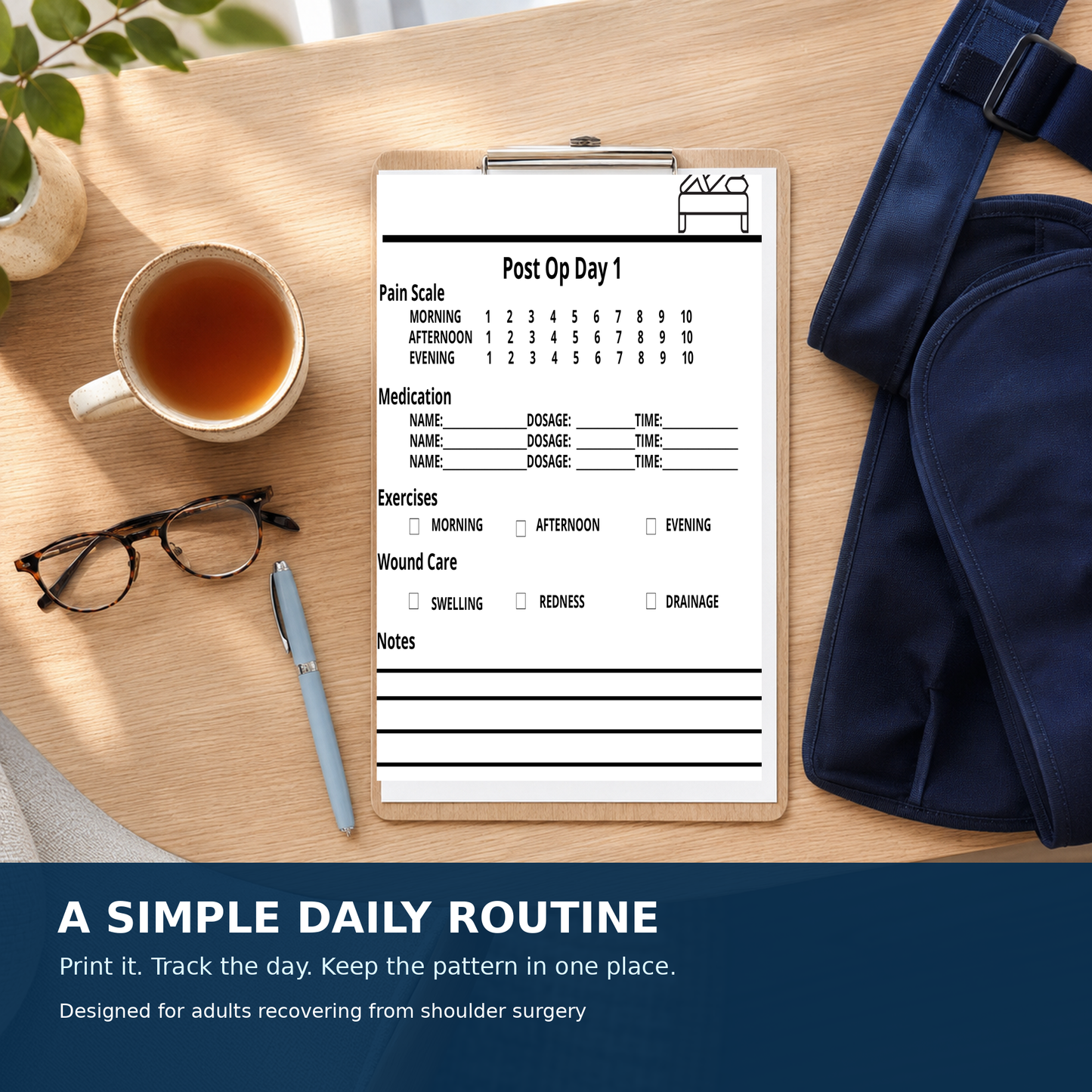 Stay Organized. Recover With Confidence